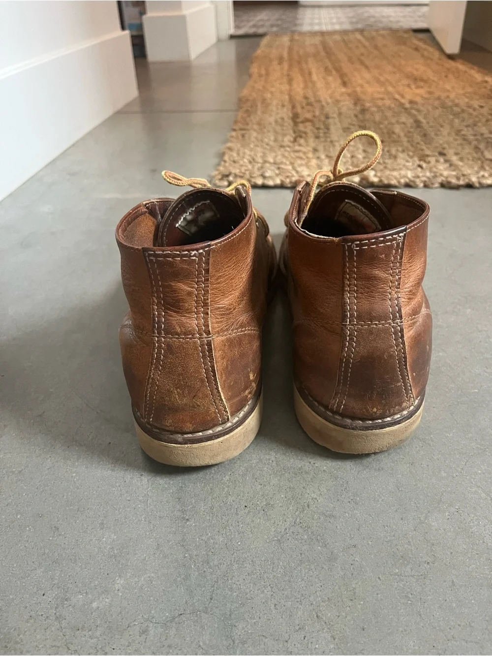 Red Wing Shoes Brown Leather Chukka Boots